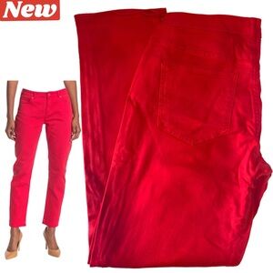 🆕 Scotch & Soda The Keeper straight leg red jeans size 31